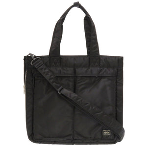 未使用 ポーター タンカー ナイロン ブラック 2WAY トートバッグ バッグ 0053 【中古】 PORTER 吉田カバン メンズ