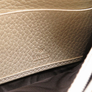 新品同様 グッチ GGマーモント 456116 コンチネンタルウォレット GGスプリーム レザー ベージュ ホワイト 白 2つ折り長財布 財布 0054【中古】GUCCI