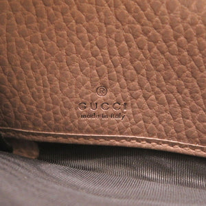 未使用 グッチ GGマーモント 456117 GGスプリーム レザー ベージュ ピンク ラウンドファスナー長財布 財布 0056【中古】GUCCI