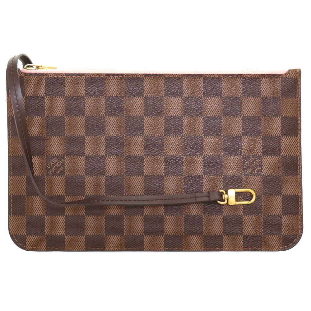 美品 ルイ ヴィトン ダミエ ローズバレリーヌ ネヴァーフルポーチ MM/GM用 ポーチ バッグ LV 0061 【中古】 LOUIS VUITTON