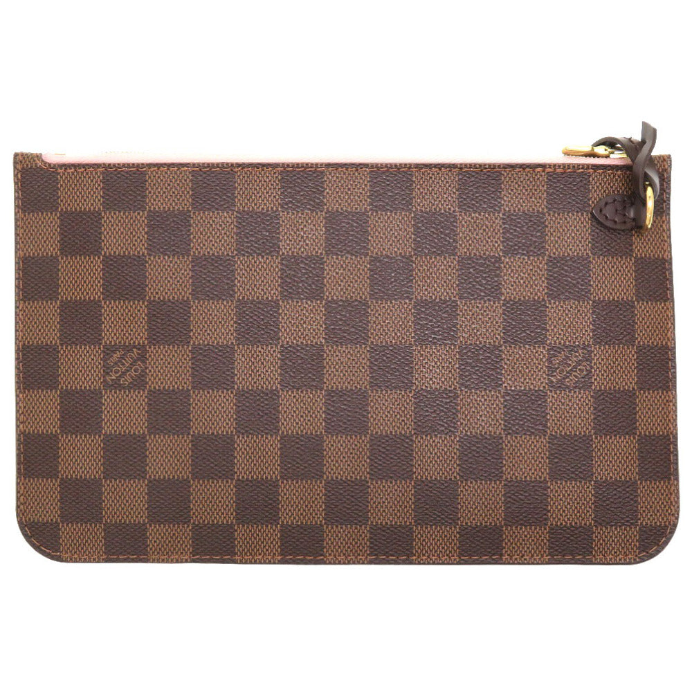 美品 ルイ ヴィトン ダミエ ローズバレリーヌ ネヴァーフルポーチ MM/GM用 ポーチ バッグ LV 0061 【中古】 LOUIS VUITTON