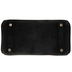 エルメス バーキン25 ドブリス ブラック シルバー金具 □H刻印 ハンドバッグ バッグ 黒 0002 【中古】 HERMES