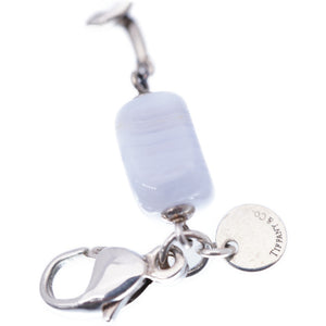 美品 ティファニー シルバー925/ブルーレースアゲート ブレスレット ブルー アクセサリー 0005【中古】TIFFANY&Co. レディース