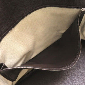 美品 エルメス バーキン50 トリヨンクレマンス エベンヌ シルバー金具 □J刻印 ハンドバッグ バッグ 茶 0009 【中古】 HERMES メンズ