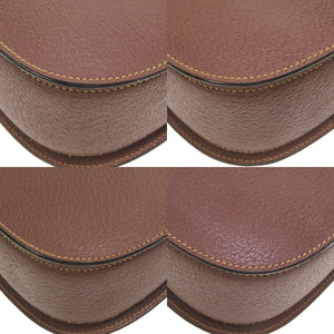 グッチ バンブー レザー ブラウン 000 2113 2WAY ハンドバッグ バッグ 茶 0010 【中古】 GUCCI