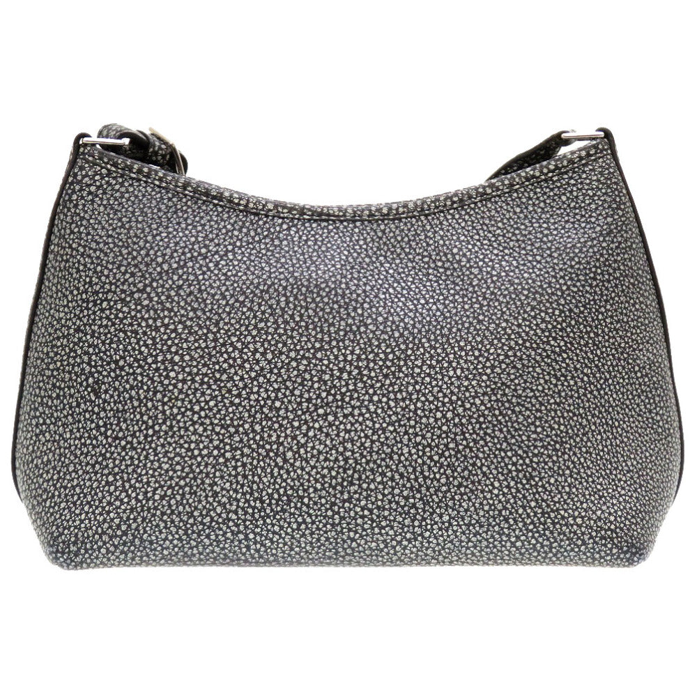 新品同様 エルメス ベルランゴPM ダルメシアン ブッフルスキッパー ブラック シルバー金具 □F刻印 ショルダーバッグ バッグ 黒 0014 【中古】 HERMES