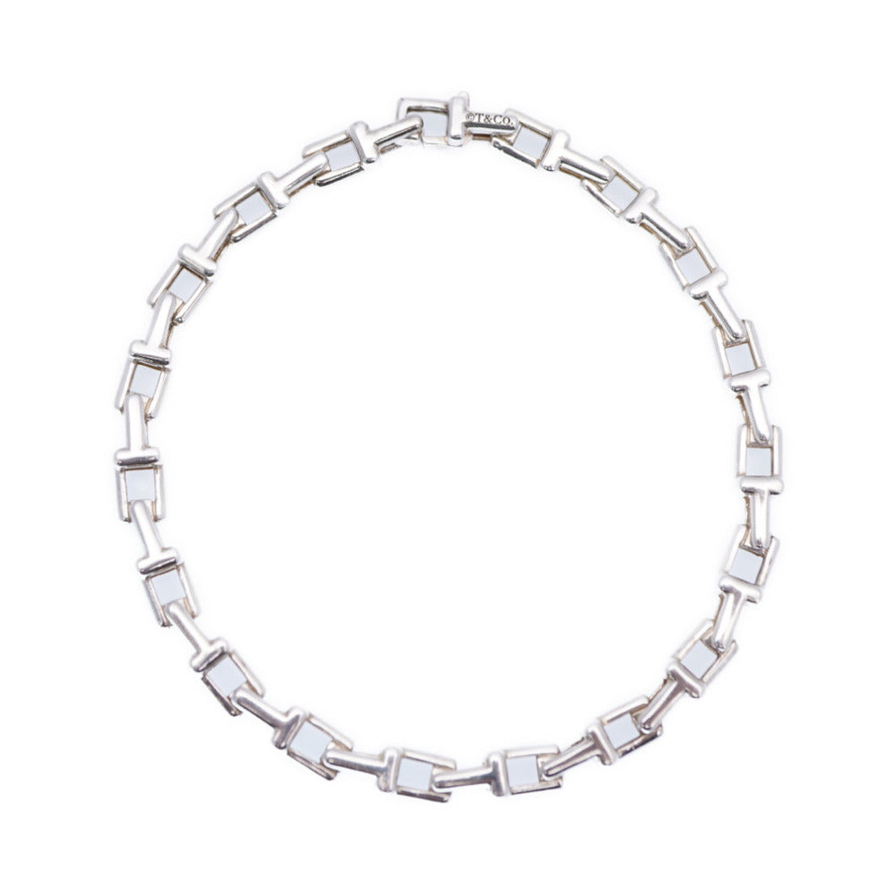 美品 ティファニー Tナロー シルバー 925 ブレスレット アクセサリー 0018【中古】TIFFANY&Co.