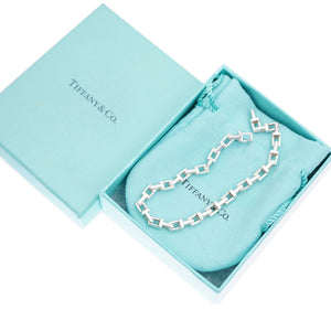 美品 ティファニー Tナロー シルバー 925 ブレスレット アクセサリー 0018【中古】TIFFANY&Co.