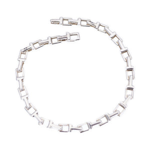 美品 ティファニー Tナロー シルバー 925 ブレスレット アクセサリー 0018【中古】TIFFANY&Co.