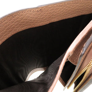 新品 グッチ GGマーモント 598587 コンパクトウォレット GGスプリーム レザー ベージュ ピンク 2つ折り財布 財布 0030【中古】GUCCI