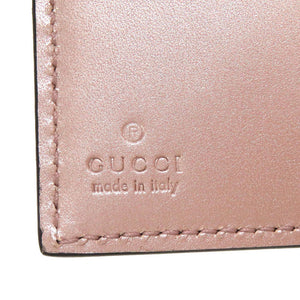 新品 グッチ Gハート コンパクトウォレット 245727 レザー ブラック 黒 Wホック財布 財布 0032【中古】GUCCI