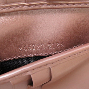 新品 グッチ Gハート コンパクトウォレット 245727 レザー ブラック 黒 Wホック財布 財布 0032【中古】GUCCI