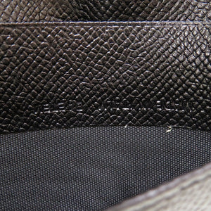 新品同様 ブルガリ レザー ブラック 黒 パスポートケース パスケース 0036【中古】BVLGARI