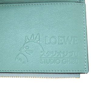 未使用 ロエベ スタジオジブリ コラボ C643S33X05 千と千尋の神隠し ススワタリ スモールバーティカルウォレット レザー ブラウン 茶 3つ折り財布 財布 0038【中古】LOEWE