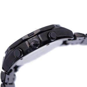 美品 ポルシェデザイン クロノグラフ 180’811 クオーツ 腕時計 SS ブラック 黒文字盤 0062【中古】Porsche Design メンズ