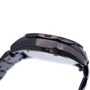 美品 ポルシェデザイン クロノグラフ 180’811 クオーツ 腕時計 SS ブラック 黒文字盤 0062【中古】Porsche Design メンズ