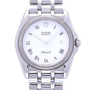チューダー モナーク 15630 クオーツ 腕時計 SS ホワイト 白文字盤 0063【中古】Tudor メンズ