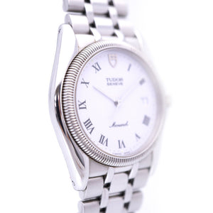 チューダー モナーク 15630 クオーツ 腕時計 SS ホワイト 白文字盤 0063【中古】Tudor メンズ