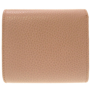 未使用 グッチ GGマーモント レザー ピンク ゴールド金具 598587 二つ折り財布 財布 0064 【中古】 GUCCI