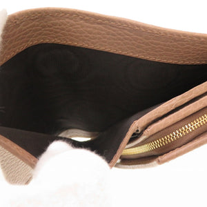 未使用 グッチ GGマーモント レザー ピンク ゴールド金具 598587 二つ折り財布 財布 0064 【中古】 GUCCI