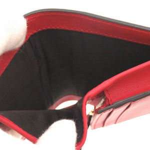 未使用 グッチ GGスプリーム ボスコ アップリケ 506277 ベージュ レッド 二つ折り財布 財布 0065 【中古】 GUCCI