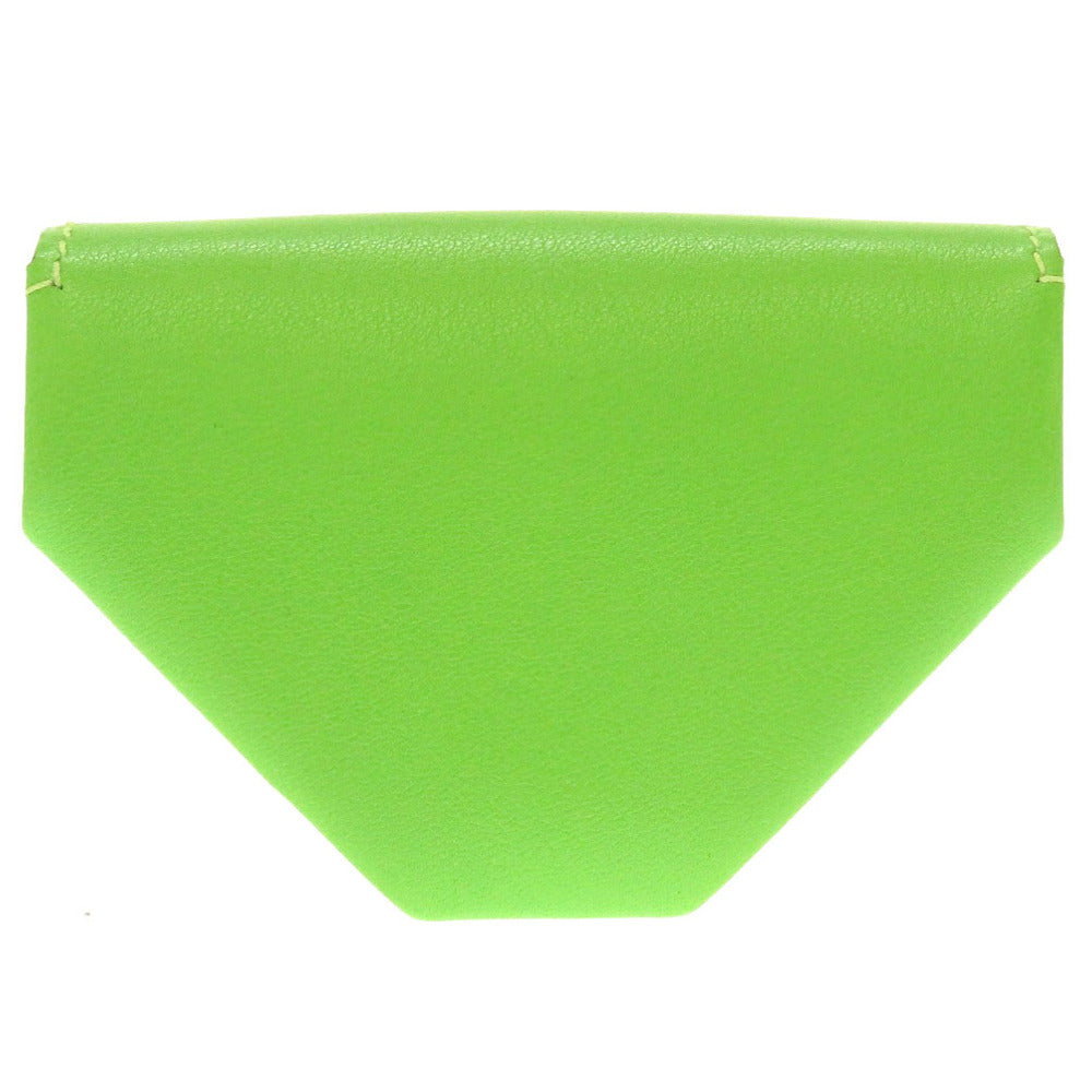 新品同様 エルメス ル ヴァンキャトル LE24 ヴォーガリバー アップルグリーン ゴールド金具 □C刻印 コインケース 小銭入れ 財布 緑 0073 【中古】 HERMES