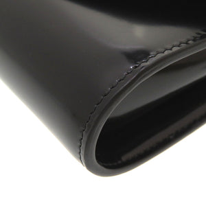 新品同様 クリスチャンルブタン パテントレザー ブラック チェーンウォレット バッグ 黒 0079 【中古】 Christian Louboutin