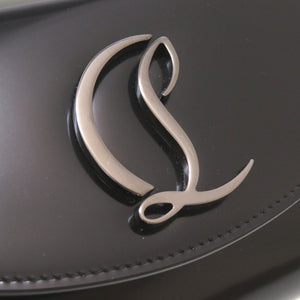 新品同様 クリスチャンルブタン パテントレザー ブラック チェーンウォレット バッグ 黒 0079 【中古】 Christian Louboutin