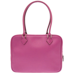 美品 エルメス ミニプリュム ヴォーエプソン シクラメン シルバー金具 □I刻印 ハンドバッグ バッグ 紫 0084 【中古】 HERMES