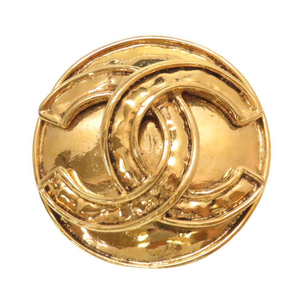 美品 シャネル ココマーク ヴィンテージ ゴールド ブローチ 94P アクセサリー 0090 【中古】 CHANEL