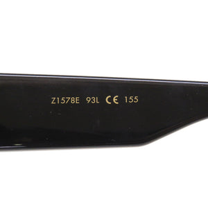 新品同様 ルイ ヴィトン サイクロン Z1578E モノグラムフラワー ブラック アセテート/ストーン サングラス 黒 LV 0091 【中古】 LOUIS VUITTON