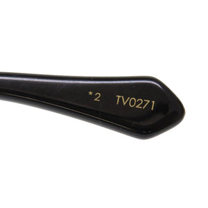 新品同様 ルイ ヴィトン サイクロン Z1578E モノグラムフラワー ブラック アセテート/ストーン サングラス 黒 LV 0091 【中古】 LOUIS VUITTON