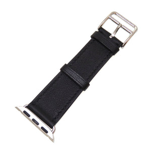 未使用 エルメス × アップルウォッチ ドゥブルトゥール グルメット 41ｍｍケース用 ヴォースイフト ブラック シルバー金具 U刻印(2022年製) 腕時計ベルト 時計ベルト 黒 0092【中古】HERMES × Apple Watch