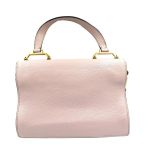 ミュウミュウ マドラス 2WAY ターンロック レザー ゴールド金具 ピンク レッド ショルダーバッグ ハンドバッグ 0093【中古】miumiu