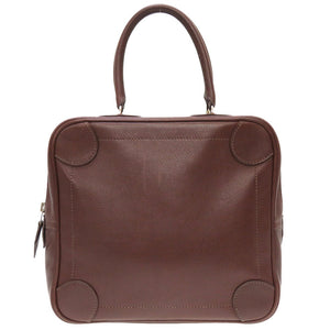 エルメス オムニバスPM ヴォーエバーグレイン ブラウン シルバー金具 □I刻印 ハンドバッグ バッグ 茶 0103 【中古】 HERMES