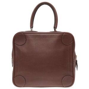 エルメス オムニバスPM ヴォーエバーグレイン ブラウン シルバー金具 □I刻印 ハンドバッグ バッグ 茶 0103 【中古】 HERMES