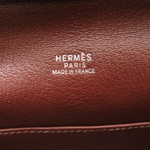 エルメス オムニバスPM ヴォーエバーグレイン ブラウン シルバー金具 □I刻印 ハンドバッグ バッグ 茶 0103 【中古】 HERMES