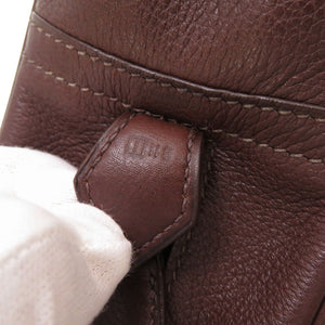 エルメス オムニバスPM ヴォーエバーグレイン ブラウン シルバー金具 □I刻印 ハンドバッグ バッグ 茶 0103 【中古】 HERMES