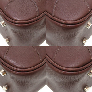 エルメス オムニバスPM ヴォーエバーグレイン ブラウン シルバー金具 □I刻印 ハンドバッグ バッグ 茶 0103 【中古】 HERMES