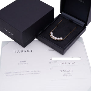 新品同様 タサキ バランスプラス 6Pパール K18YG ネックレス アコヤ真珠 750イエローゴールド ジュエリー 0112【中古】TASAKI レディース