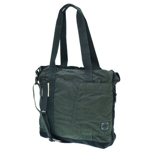 新品同様 ストーンアイランド 2WAY ショルダー トートバッグ  ナイロン グリーン系 ストラップ付 0113【中古】STONE ISLAND