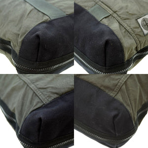 新品同様 ストーンアイランド 2WAY ショルダー トートバッグ  ナイロン グリーン系 ストラップ付 0113【中古】STONE ISLAND