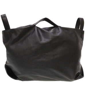 新品同様 ヨウジヤマモト レザー ブラック 2WAY トートバッグ バッグ 黒 0114 【中古】 Yohji Yamamoto メンズ