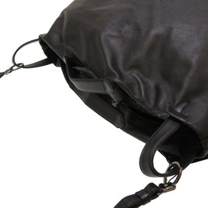 新品同様 ヨウジヤマモト レザー ブラック 2WAY トートバッグ バッグ 黒 0114 【中古】 Yohji Yamamoto メンズ