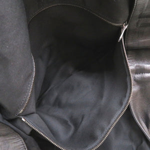 新品同様 ヨウジヤマモト レザー ブラック 2WAY トートバッグ バッグ 黒 0114 【中古】 Yohji Yamamoto メンズ