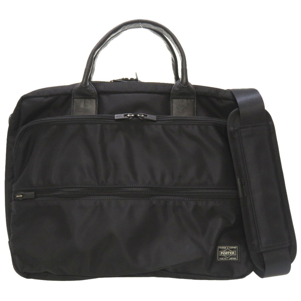 未使用 ポーター 吉田カバン キャンバス ブラック 2WAYブリーフケース ビジネスバッグ バッグ 黒 0115 【中古】 PORTER メンズ