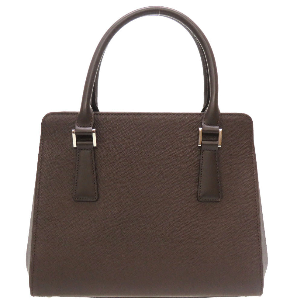 未使用 バーバリー レザー ブラウン チェック ハンドバッグ バッグ 茶 0117 【中古】 BURBERRY