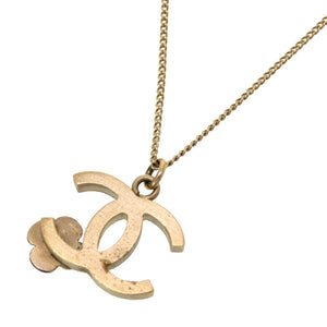美品 シャネル カメリア ココマーク ホワイト ゴールド ネックレス アクセサリー 白 0118 【中古】 CHANEL