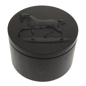 エルメス ホース 馬柄 ウッド ブラック マルチケース 小物 ケース 黒 0124 【中古】 HERMES