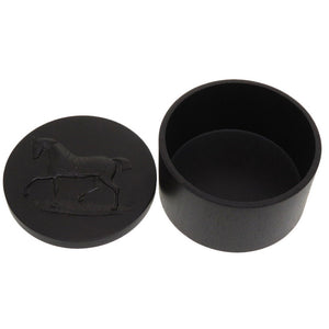 エルメス ホース 馬柄 ウッド ブラック マルチケース 小物 ケース 黒 0124 【中古】 HERMES